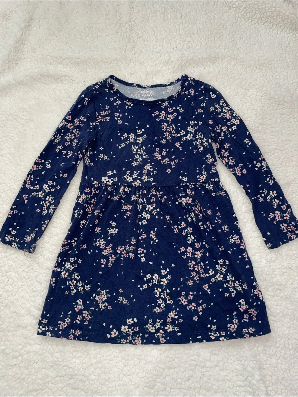 Carters Floral Long-Sleeve Dress